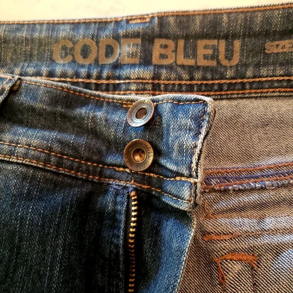 Code Blue Brigitte Boot Cut Jeans size 10R Medium wash high rise - Picture 3 of 8